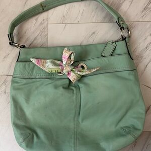 Coach Mint Green Bag